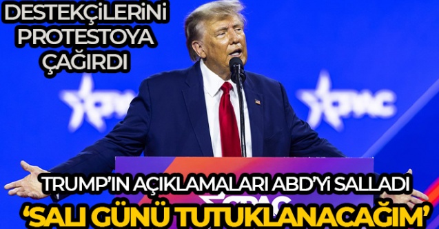 Trump 039Salı günü tutuklanacağım - Gündem - Dudullu Haber