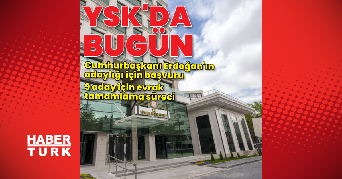 YSKda bugün Erdoğanın adaylığı için başvuru yapıldı - Gündem - Recep Tayyip Erdoğan - Dudullu Haber