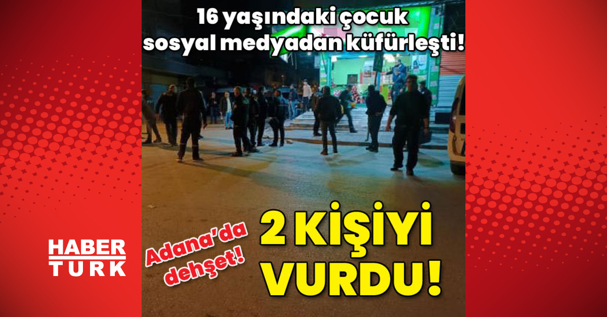 16 yaşındaki çocuk sosyal medyadan küfürleşti 2 kişiyi vurdu - Gündem - adana - Dudullu Haber