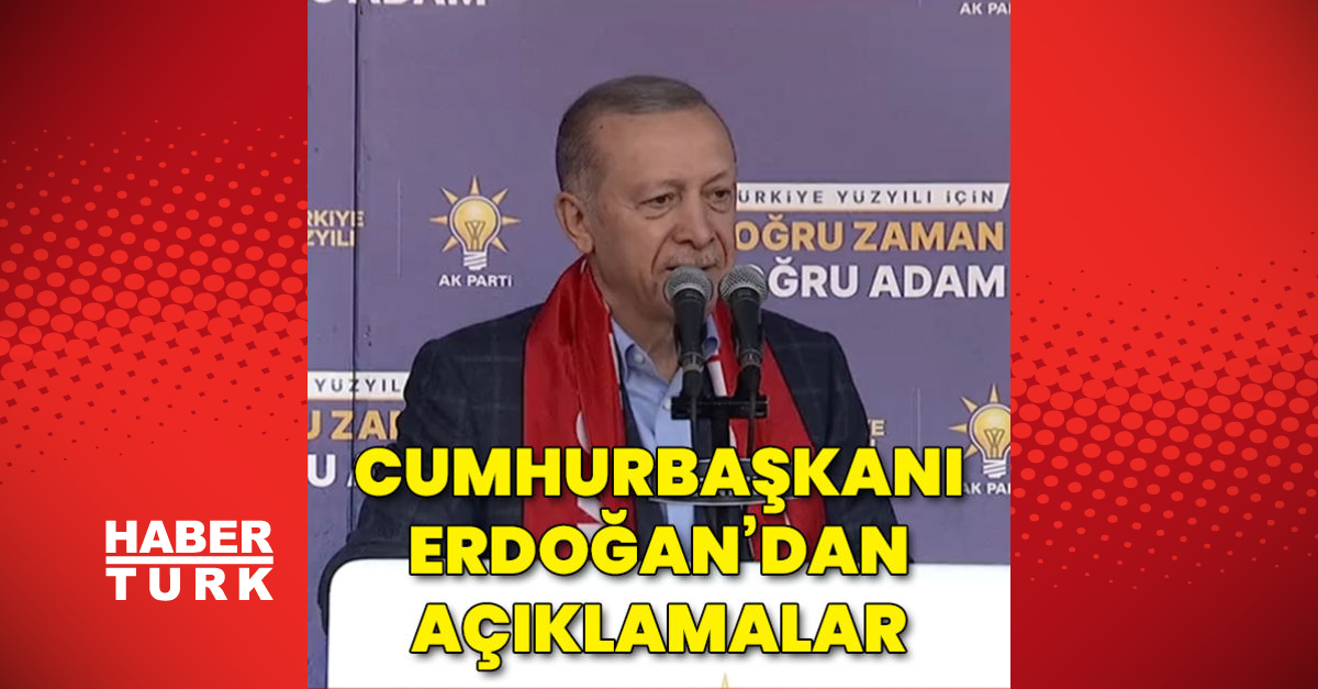 Cumhurbaşkanı Erdoğandan açıklamalar - Gündem - Son dakika haberler - Dudullu Haber