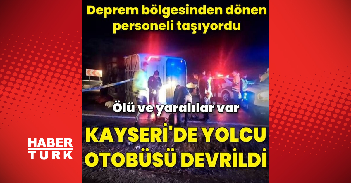 Deprem bölgesinden dönen yolcu otobüsü devrildi 3 ölü 19 yaralı - Gündem - haberler - Dudullu Haber