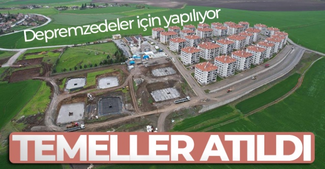 Depremzedeler için yapılıyor temeller atıldı çalışmalar hızlandı - Gündem - kahrmanmaraş - Dudullu Haber