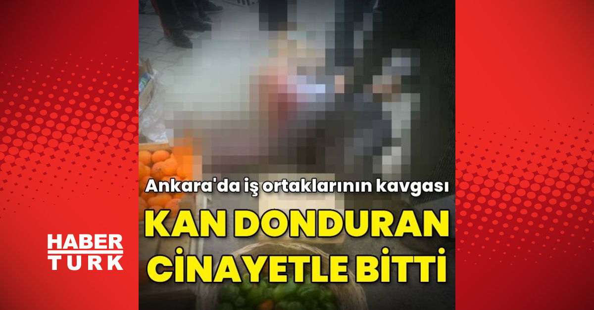 İş ortaklarının kavgası kan donduran cinayetle bitti - Gündem - ankara - Dudullu Haber