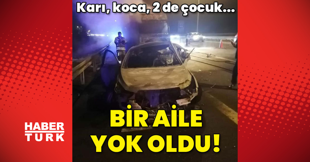 Karı koca 2 de çocuk Bir aile yok oldu - Gündem - Bolu - Dudullu Haber