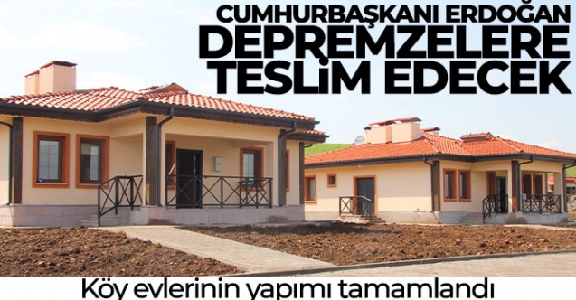 Yapımı tamamlanan köy evlerini Cumhurbaşkanı Erdoğan depremzelere teslim edecek - Gündem - Dudullu Haber