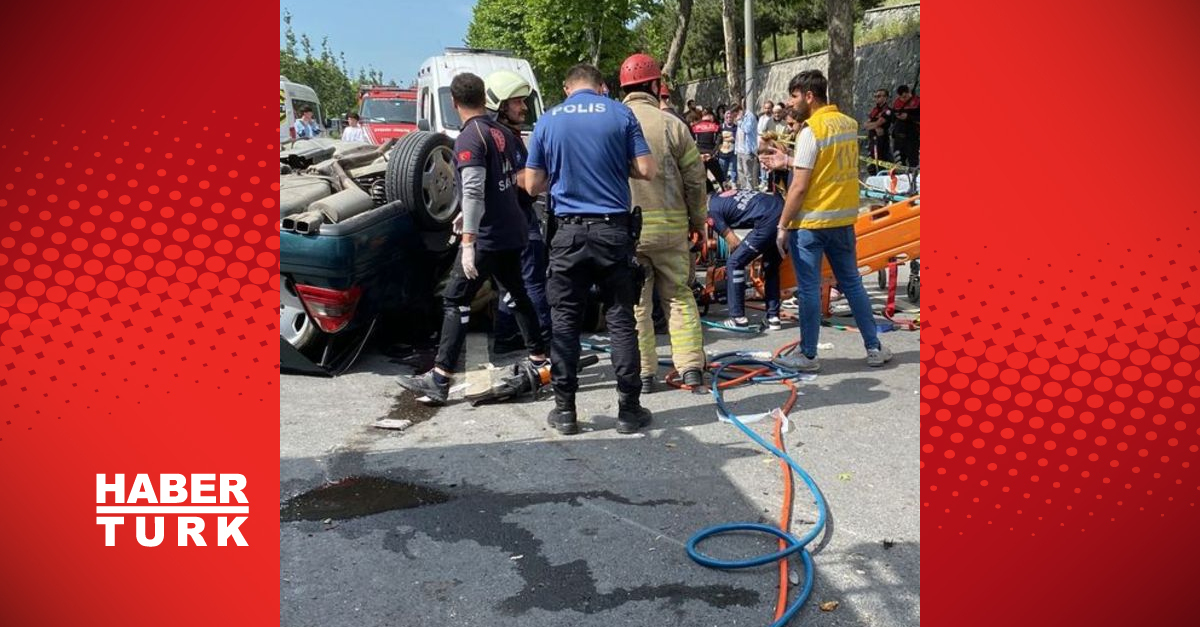 Ağaca çarpan otomobil takla attı 2si ağır 5 yaralı - Gündem - HABER - Dudullu Haber