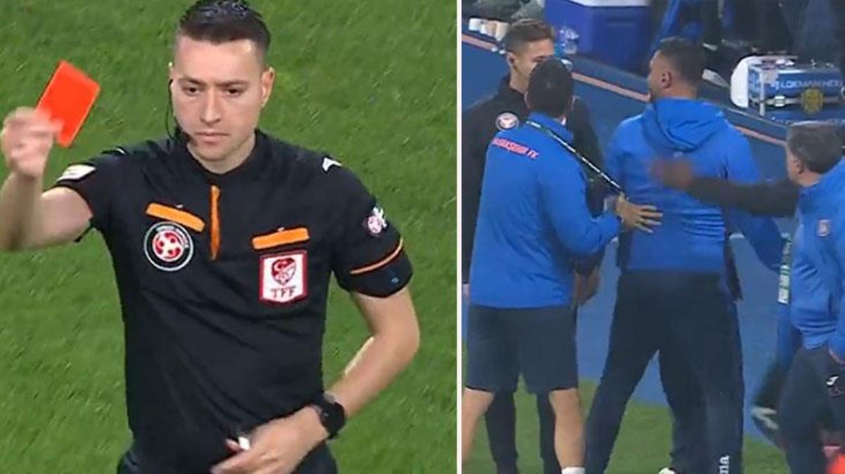 Başakşehirde hoca kalmadı Emre Belözoğlunun yokluğunda takımı yöneten Selçuk Şahin de kırmızı kart gördü - Spor - Dudullu Haber