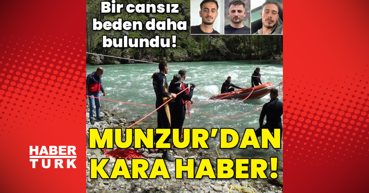 Bir cansız beden daha bulundu Munzurdan kara haber - Gündem - Son dakika haberler - Dudullu Haber