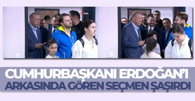 Cumhurbaşkanı Erdoğan039ı arkasında gören seçmen şaşırdı - Gündem - Dudullu Haber