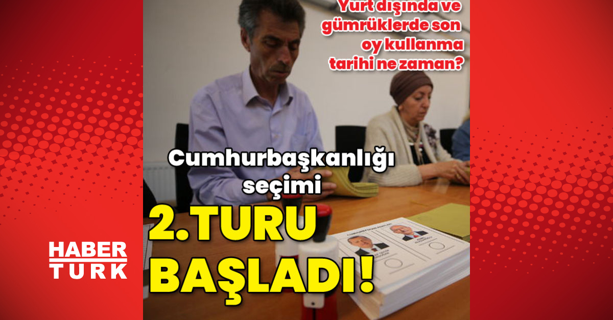 Cumhurbaşkanlığı 2 tur seçimi için oy verme başladı - Gündem - yurt dışı temsilciliklerde seçim - Dudullu Haber