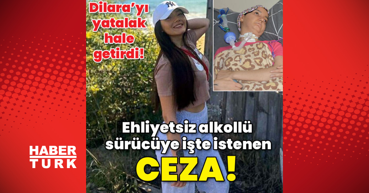 Dilarayı yatalak hale getirdi Ehliyetsiz alkollü sürücüye işte istenen ceza - Gündem - Dilara Aldanoğlu - Dudullu Haber