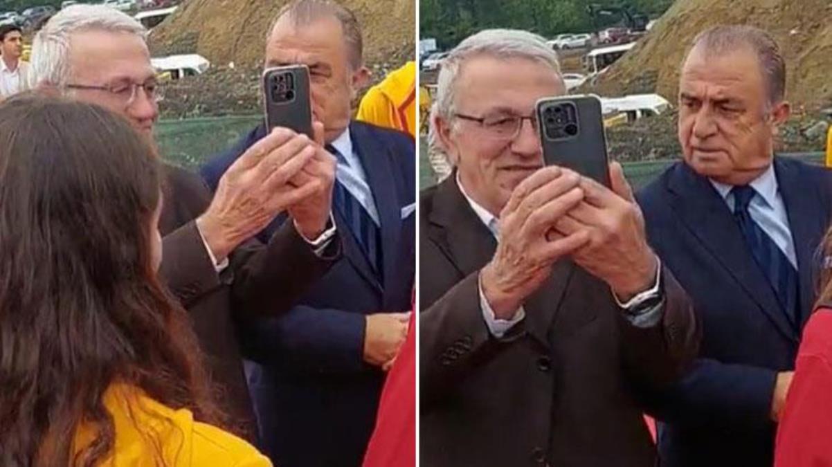 Fatih Terimden temel atma töreninde kendisini kayda alan adama bomba tepki - Spor - Dudullu Haber
