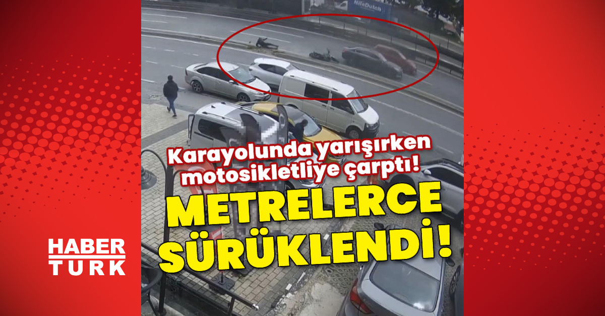 Karayolunda yarışırken motosikletliye çarptı - Gündem - haberler - Dudullu Haber