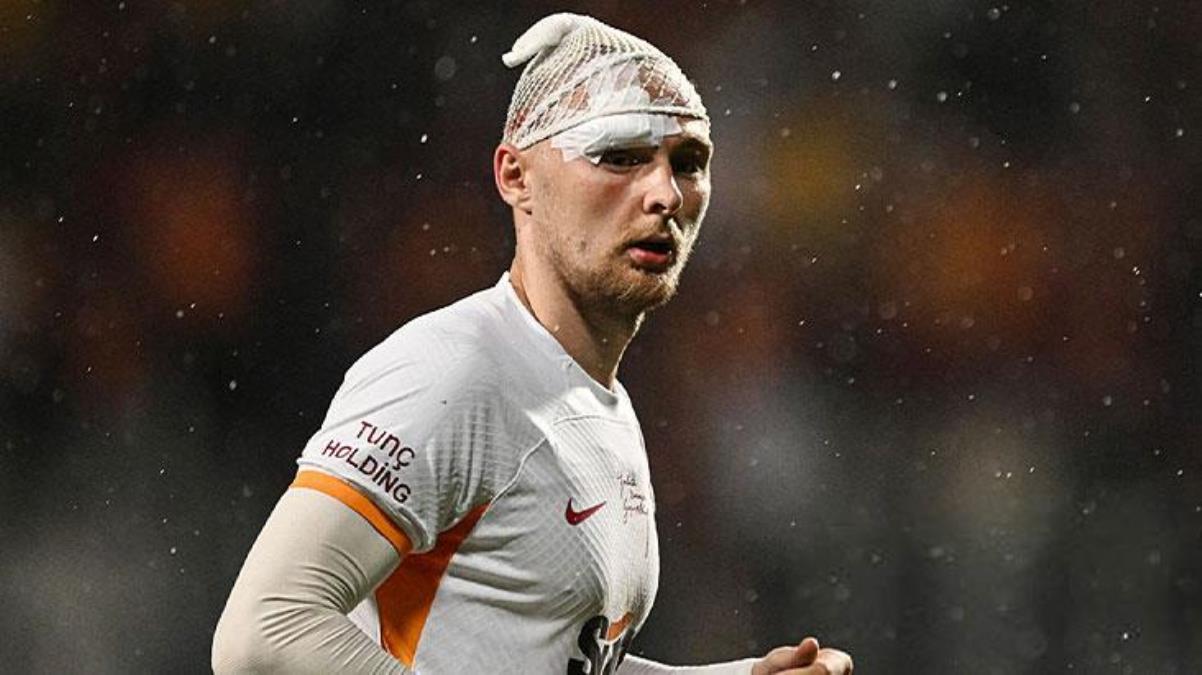 Maçı tamamlaması mucize Kafasında sargıyla oynayan Nelssonun kaşına 15 dikiş atıldı - Spor - Dudullu Haber