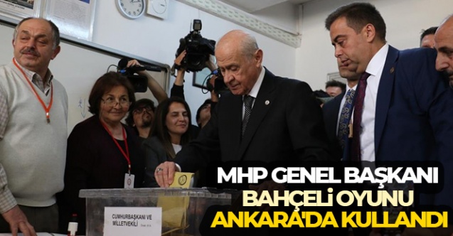 MHP Genel Başkanı Bahçeli oyunu Ankara039da kullandı - Gündem - Dudullu Haber