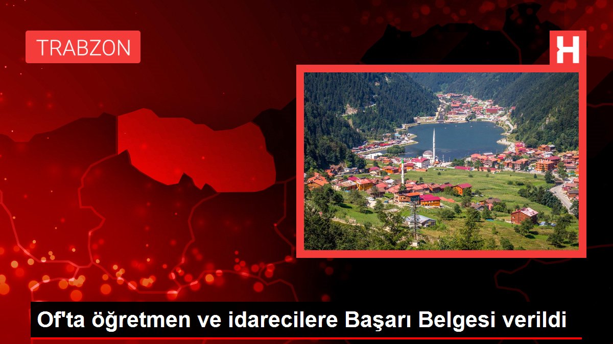 Ofta öğretmen ve idarecilere Başarı Belgesi verildi - Eğitim - Dudullu Haber