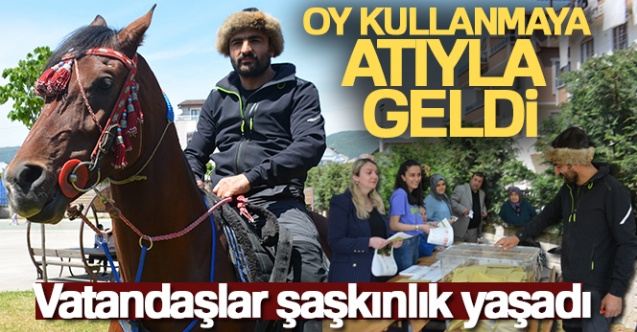 Oy kullanmaya atıyla geldi - Gündem - Dudullu Haber