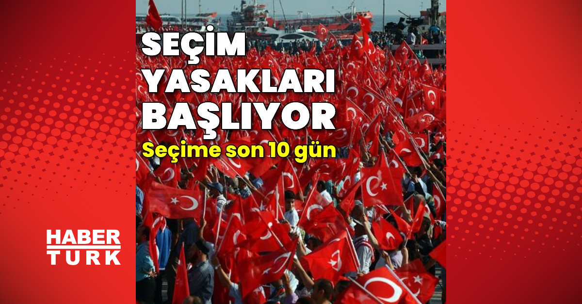 Propaganda serbestliği ve seçim yasakları başladı - Gündem - seçim yasakları - Dudullu Haber