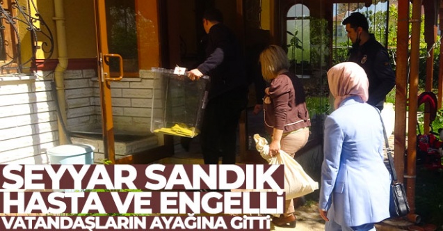 Seyyar sandık hasta ve engelli vatandaşların ayağına gitti - Gündem - Dudullu Haber