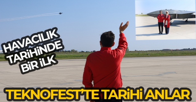 TEKNOFEST039te tarihi anlar yaşandı İnsanlı ve insansız savaş uçakları birlikte uçtu - Gündem - Dudullu Haber