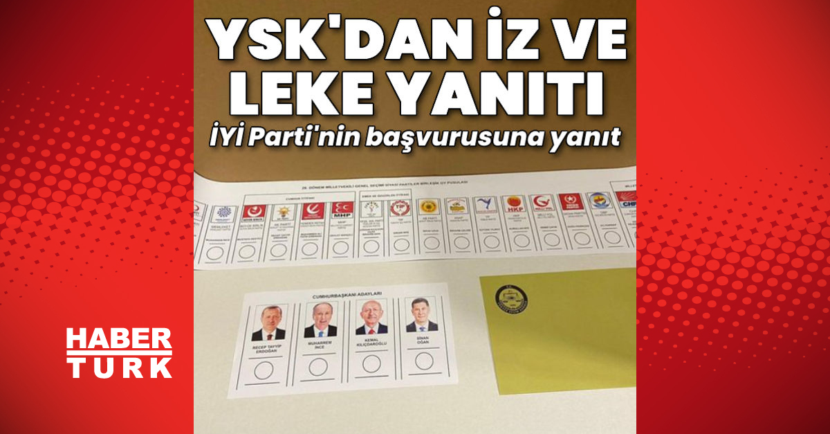 YSKdan iz ve leke sorusuna yanıt - Gündem - oy pusulası - Dudullu Haber