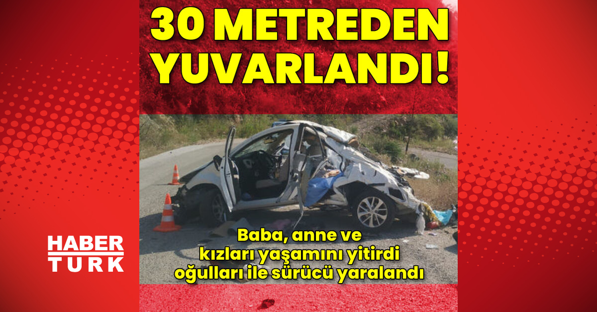 30 metreden yuvarlandı 3 ölü 2 yaralı - Gündem - antalya haber - Dudullu Haber