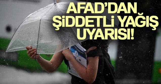 AFAD039dan şiddetli yağış uyarısı - Gündem - Dudullu Haber