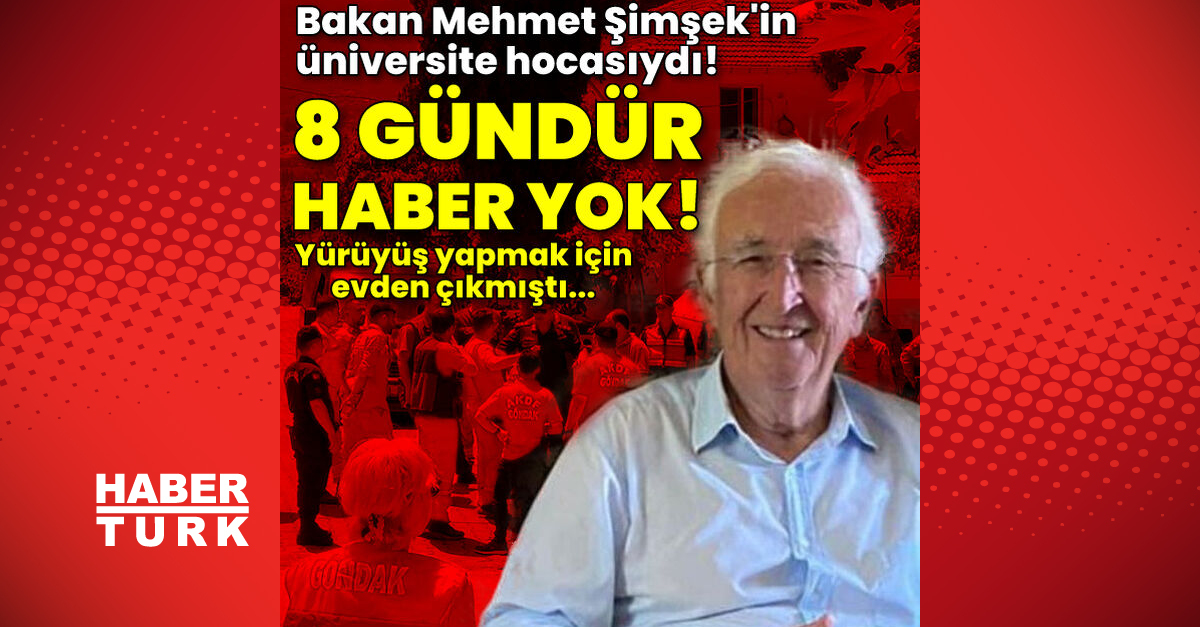 Bakan Şimşekin hocasıydı 8 gündür aranıyor - Gündem - balıkesir haber - Dudullu Haber