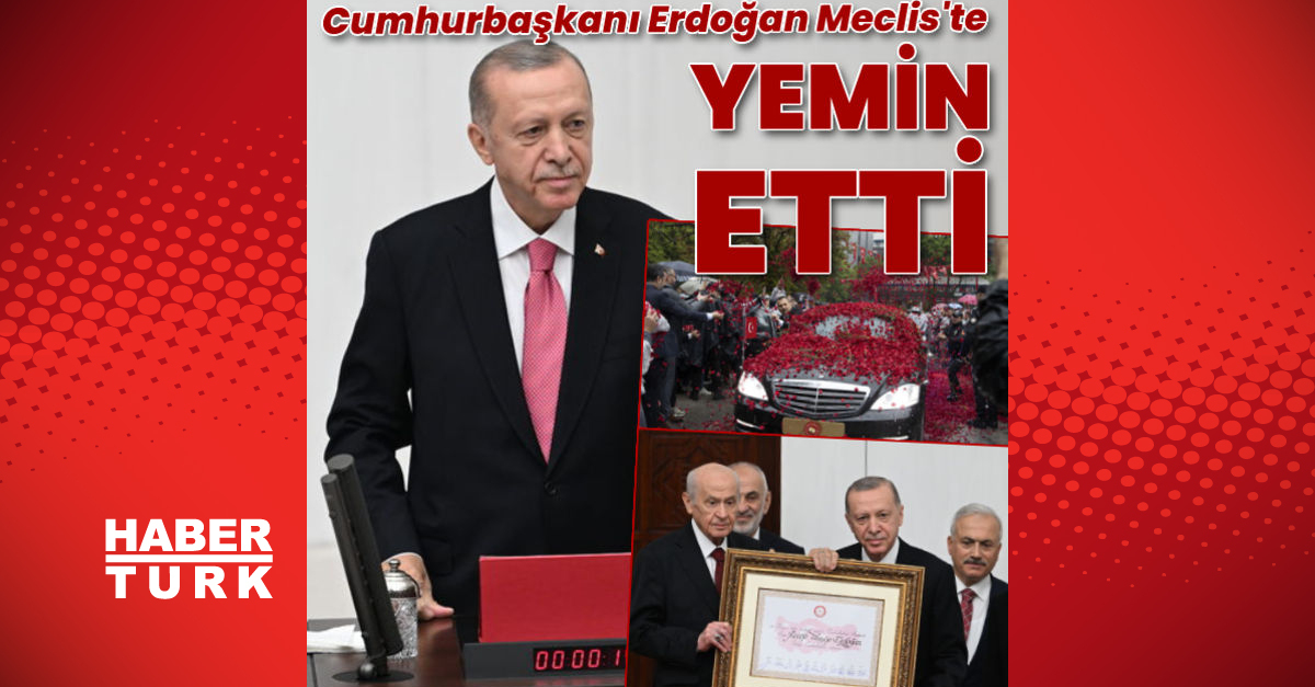 Cumhurbaşkanı Erdoğan Mecliste yemin etti - Gündem - Meclis - Dudullu Haber