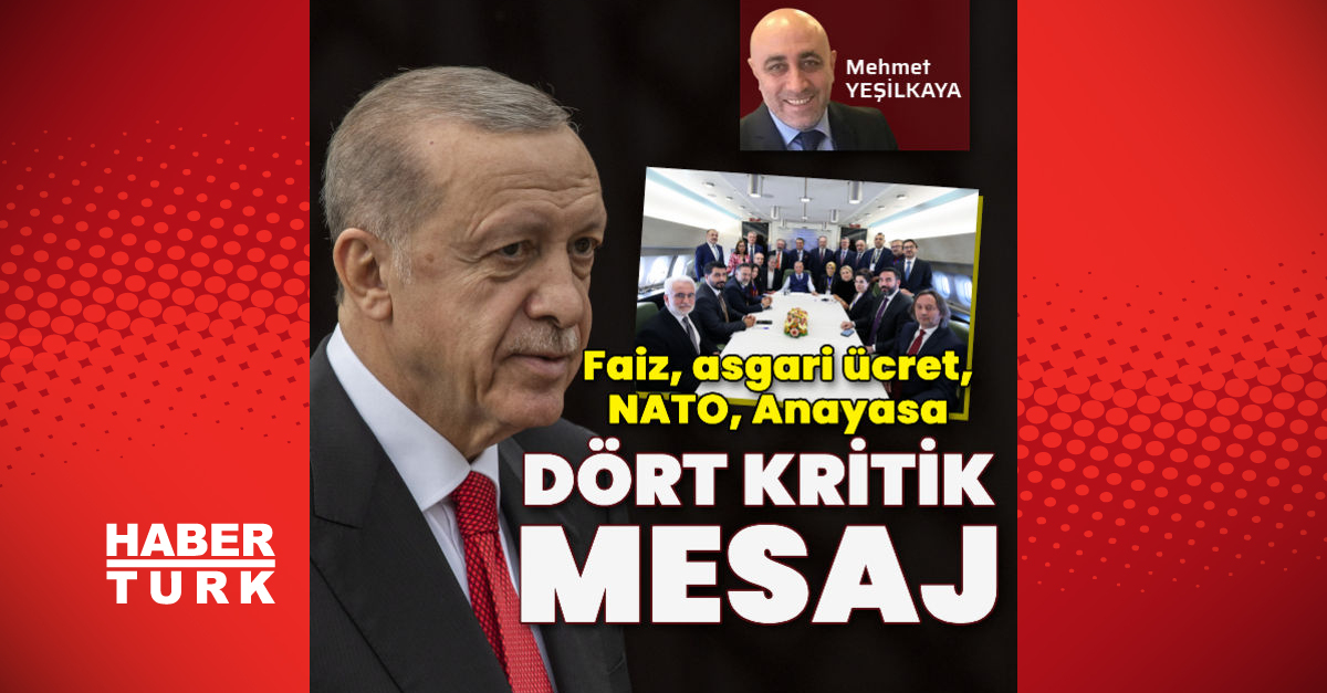 Cumhurbaşkanı Erdoğandan 4 kritik mesaj - Gündem - son dakika - Dudullu Haber