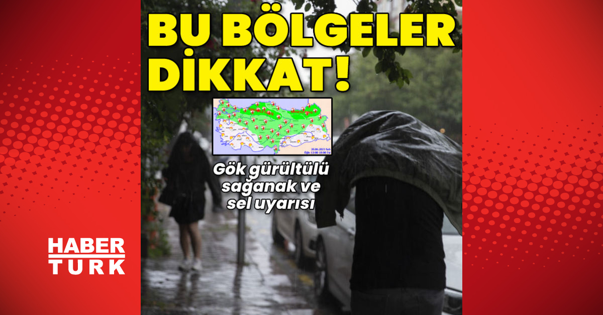 Gök gürültülü sağanak yağmur uyarısı - Gündem - hava durumu - Dudullu Haber