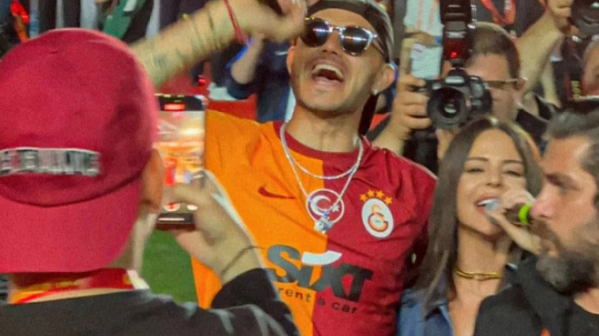 Hayal gerçek oldu yer yerinden oynadı Icardi ve Simge Sağından Aşkın Olayım düeti - Spor - Dudullu Haber