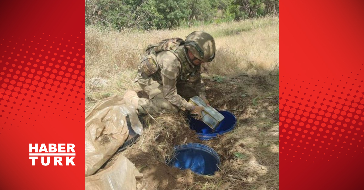 Irakın kuzeyinde PKKya ait mühimmat ele geçirildi - Gündem - HABER - Dudullu Haber