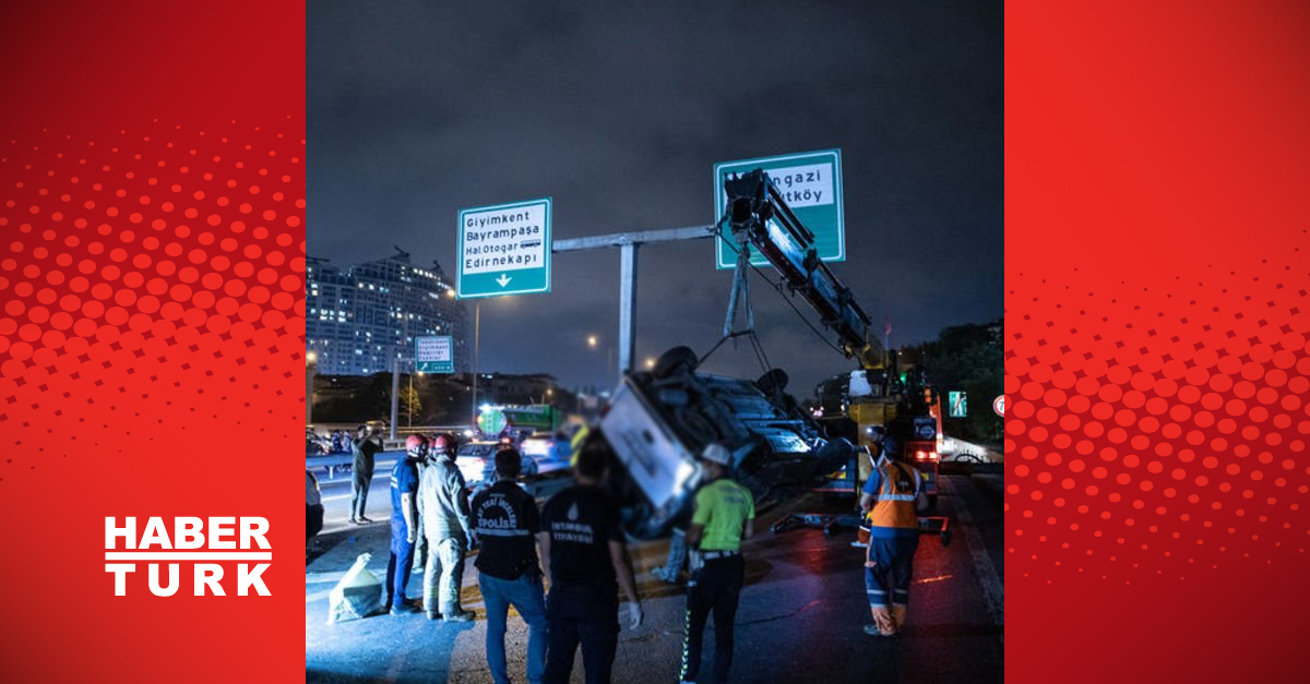 İstanbulda iki ayrı trafik kazası 2 ölü 2 yaralı - Gündem - Esenler - Dudullu Haber