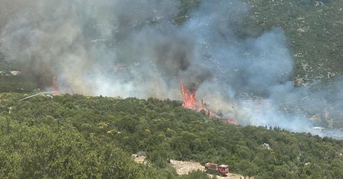 Kaşta çıkan orman yangını kontrol altında - Gündem - Antalya - Dudullu Haber