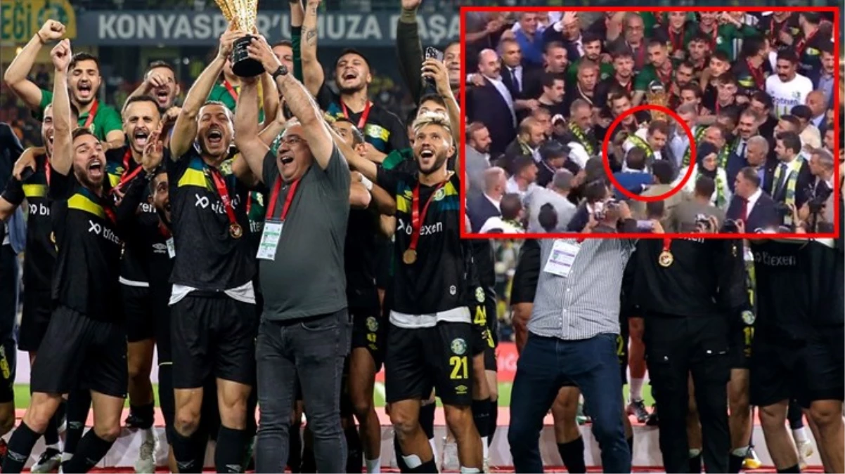 Kupa seremonisinde Şanlıurfa Valisi ve eski kulüp başkanı kameralar önünde birbirine girdi - Spor - Dudullu Haber