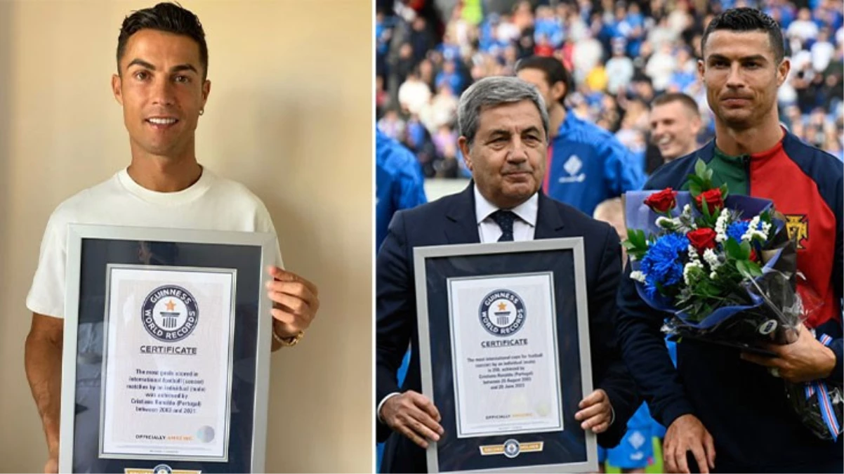 Onun için yaşın bir önemi yok Ronaldo bu kez Guinness Rekorlar Kitabına girdi - Spor - Dudullu Haber