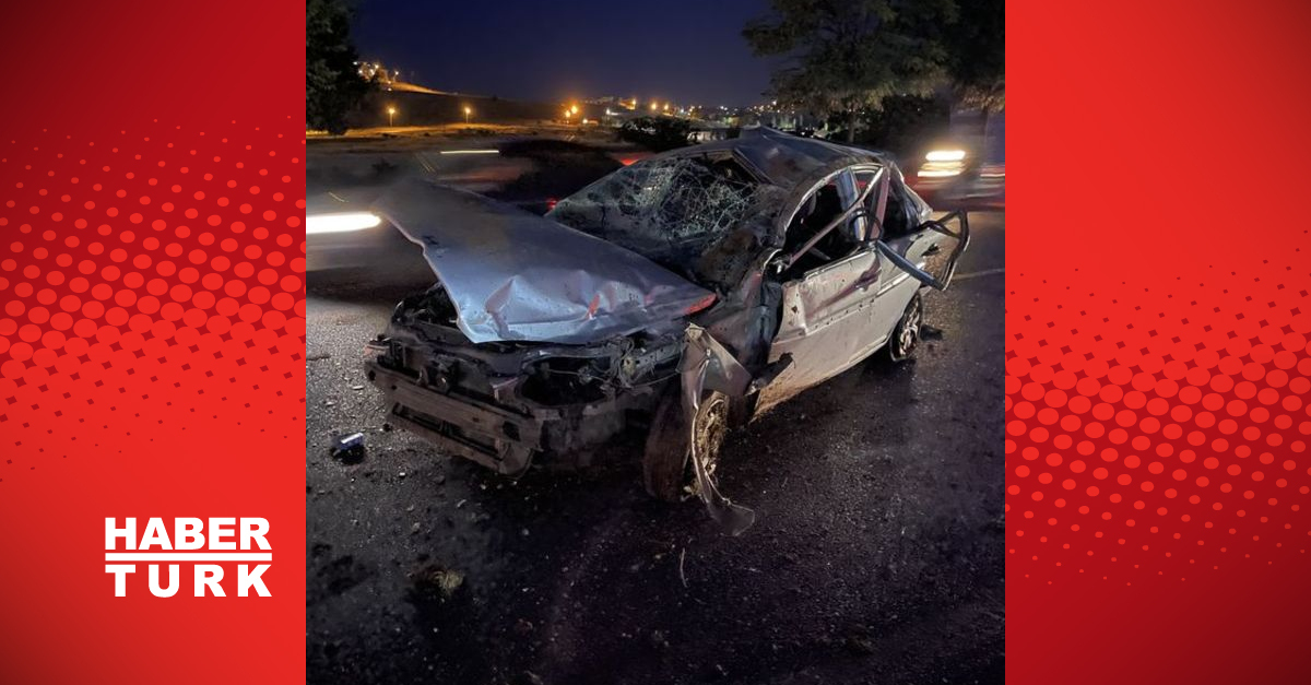 Refüje çarpan otomobil takla attı 3 yaralı - Gündem - gaziantep - Dudullu Haber