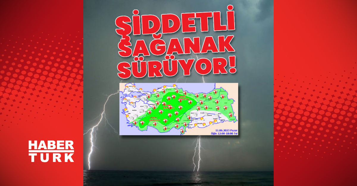 Şiddetli sağanak sürüyor - Gündem - hava durumu - Dudullu Haber