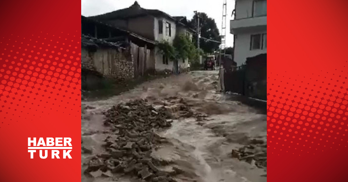 Tokatta sel parke taşlarını yerinden döktü - Gündem - HABER - Dudullu Haber