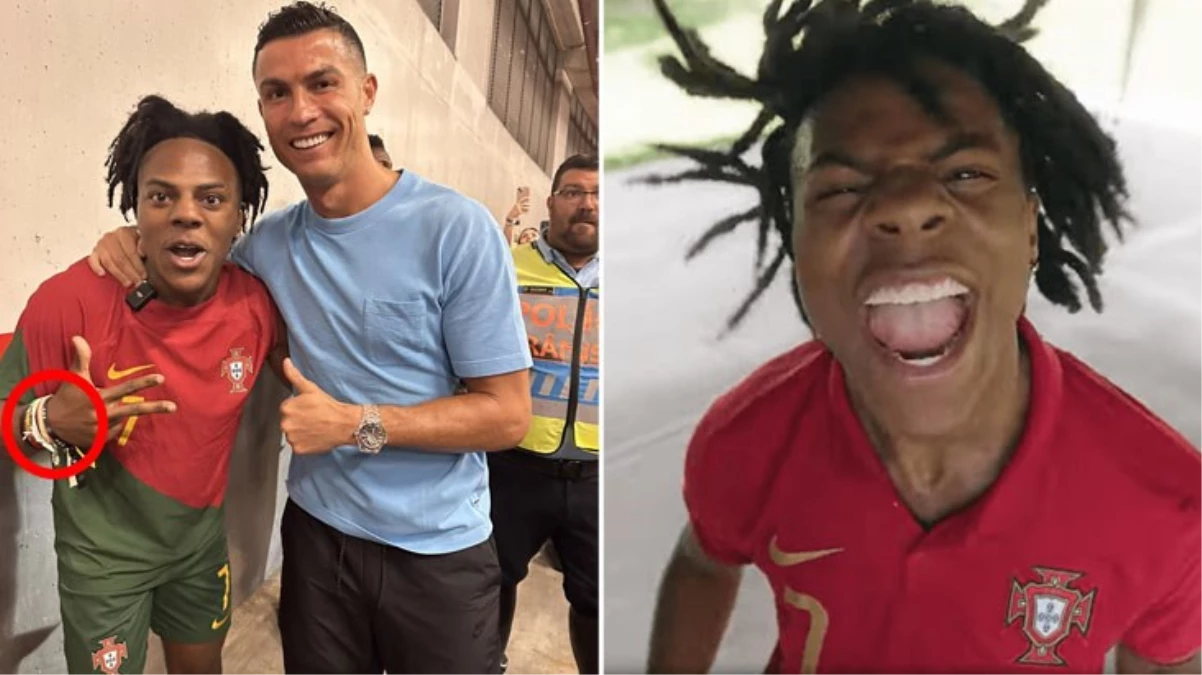 Ünlü yayıncı IShowSpeed Ronaldo ile sonunda buluştu Herkes kolundaki detaya takıldı - Spor - Dudullu Haber
