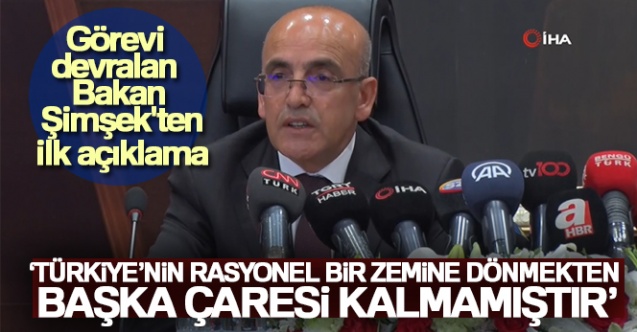 Yeni Maliye Bakanından İlk Açıklama  039rasyonel bir zemine dönmekten başka çaremiz kalmadı039 - Gündem - Dudullu Haber