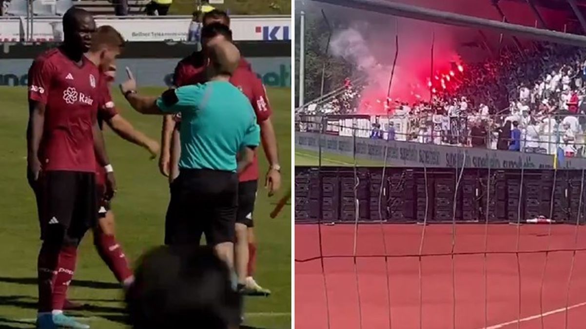 Beşiktaşın hazırlık maçında olay Futbolcular apar topar sahayı terk etti - Spor - Dudullu Haber