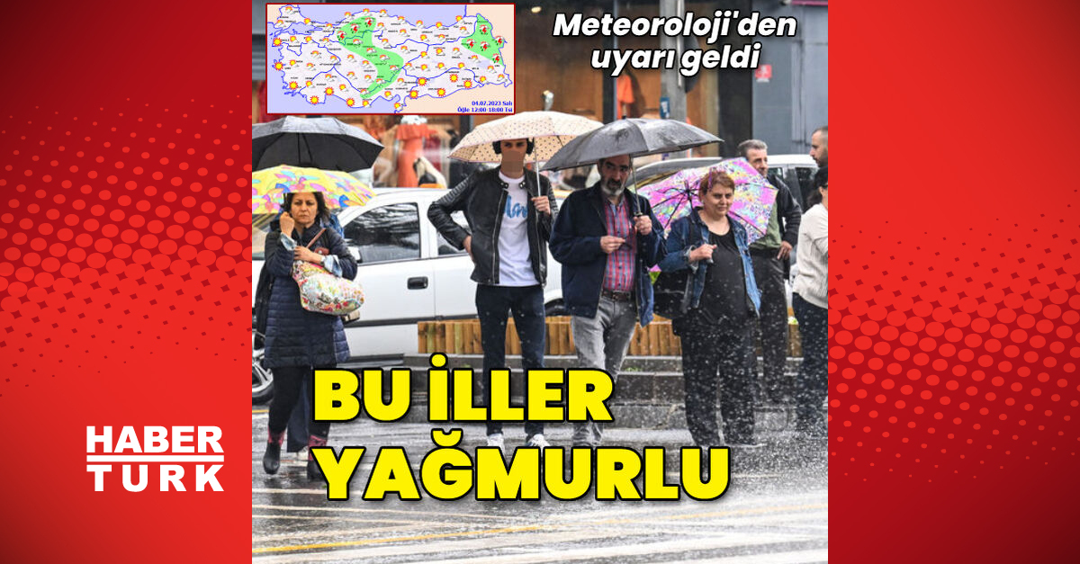 Bu iller için yağmur uyarısı - Gündem - hava durumu - Dudullu Haber