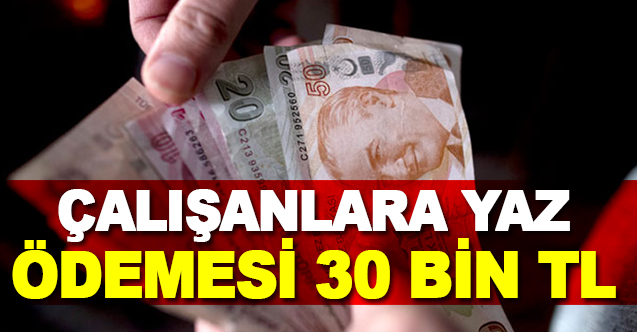 Çalışanlara Yaz Tatili Ödemesi 30 Bin TL - Gündem - Dudullu Haber