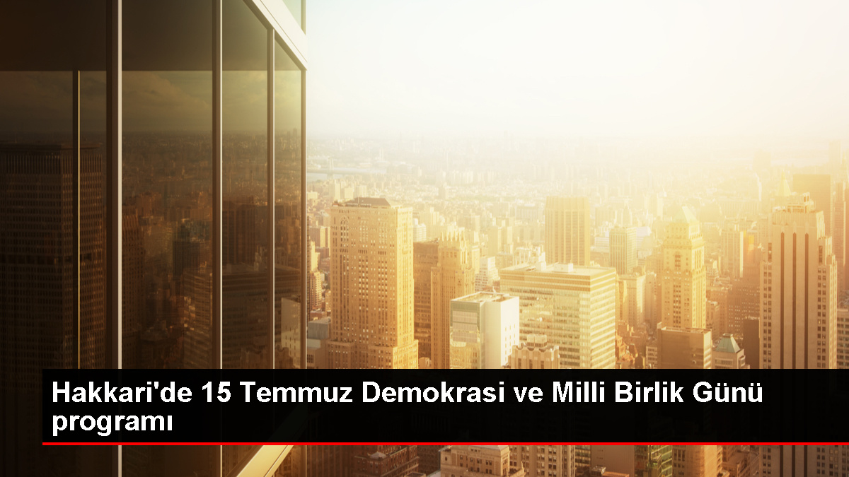 Hakkari Üniversitesinde 15 Temmuz Demokrasi ve Milli Birlik Günü Programı Düzenlendi - Eğitim - Dudullu Haber