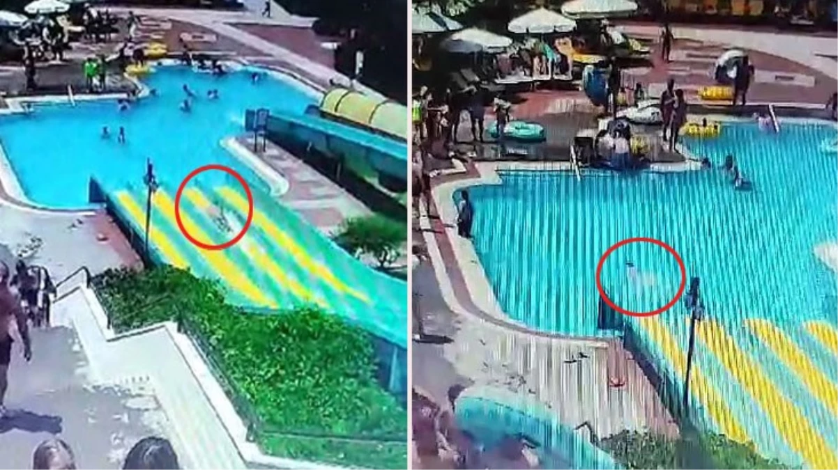Kaydıraktan yüzüstü kayarken başını havuzun zeminine çarpıp öldü Feci ölüm kamerada - Ekonomi - Dudullu Haber
