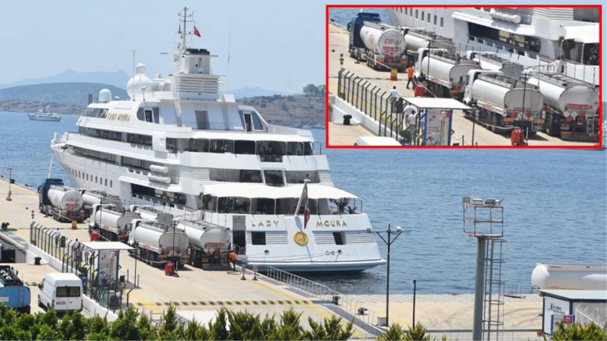 Meksikalı milyarderin lüks yatı Bodruma demirledi Tam 16 milyon liralık yakıt ikmalı yapıldı - Ekonomi - Dudullu Haber