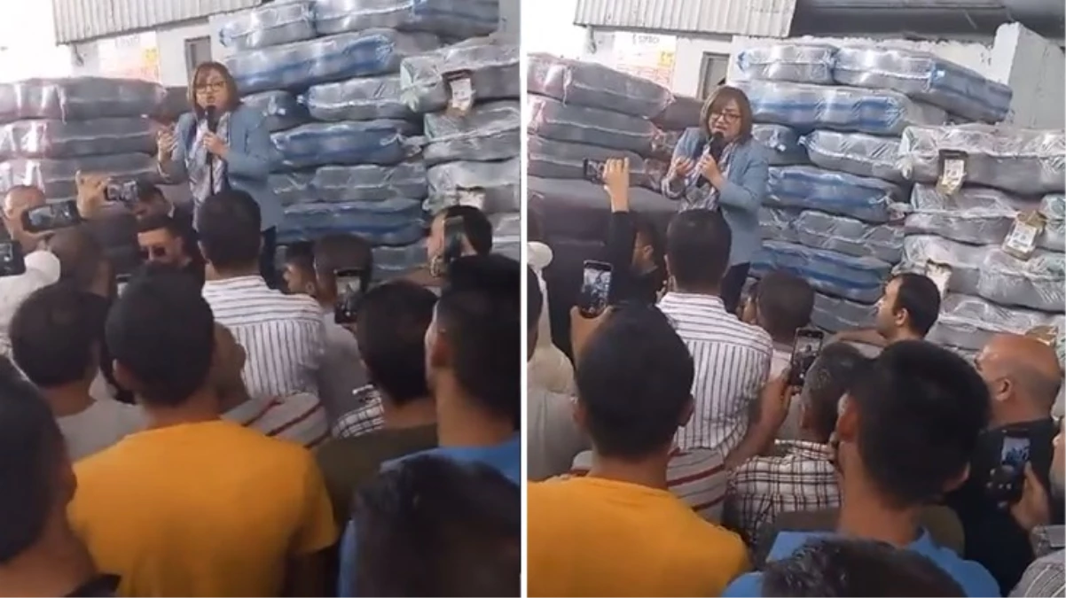 Gaziantep Büyükşehir Belediye Başkanı Fatma Şahin greve çıkan işçileri patronu överek vazgeçirmeye çalıştı - Ekonomi - Dudullu Haber