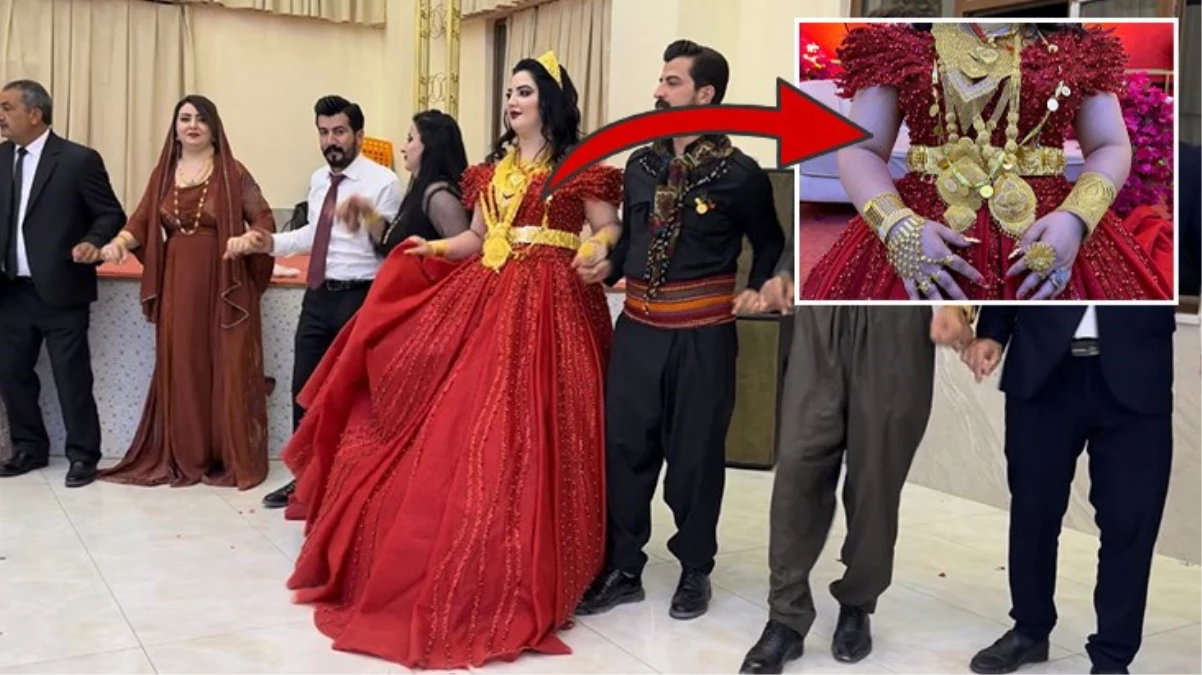 Hakkaride görkemli aşiret düğünü Damada 2 milyon TL geline kilolarca altın takıldı - Ekonomi - Dudullu Haber